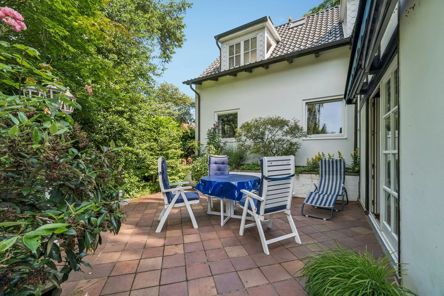 Blickgeschützte Terrasse