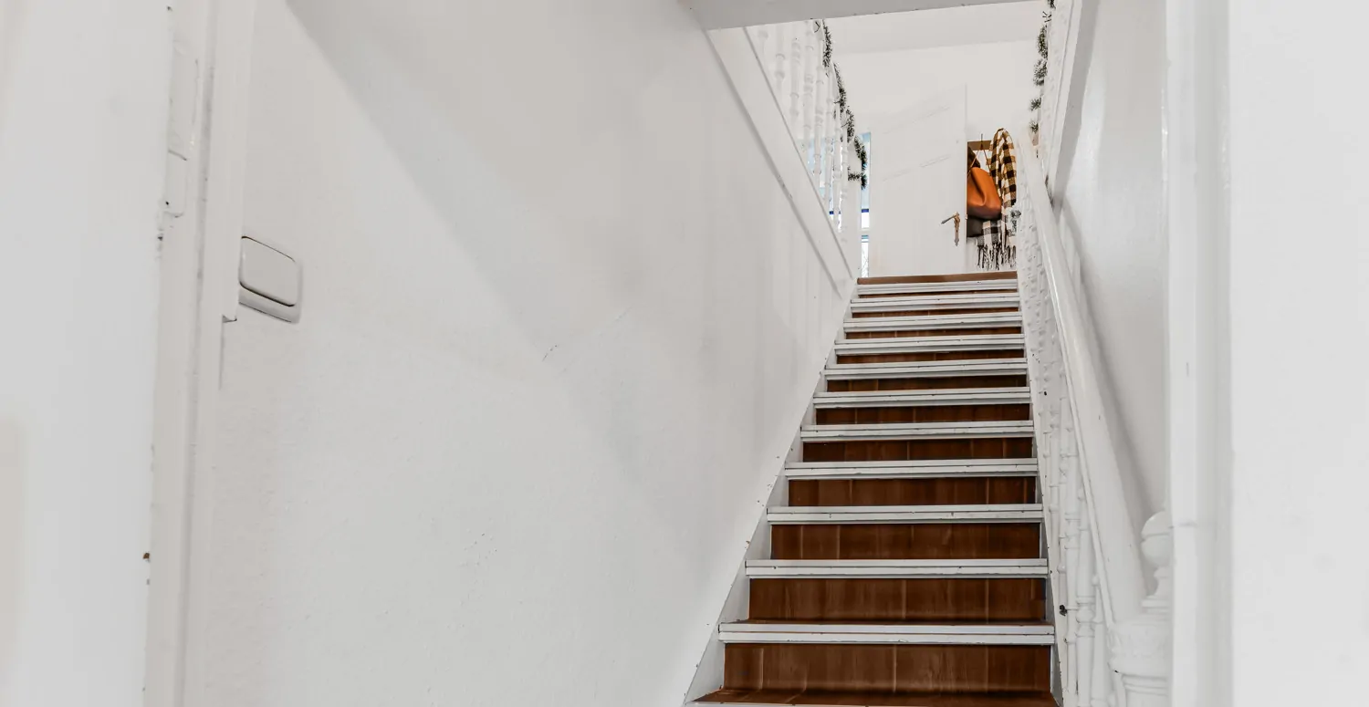 Treppe ins Dachgeschoss