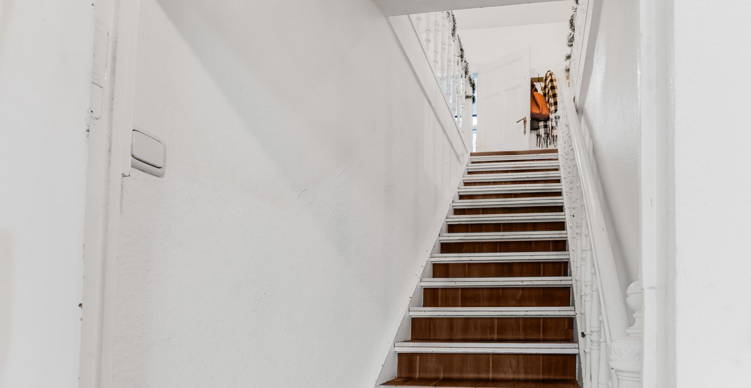 Treppe ins Dachgeschoss