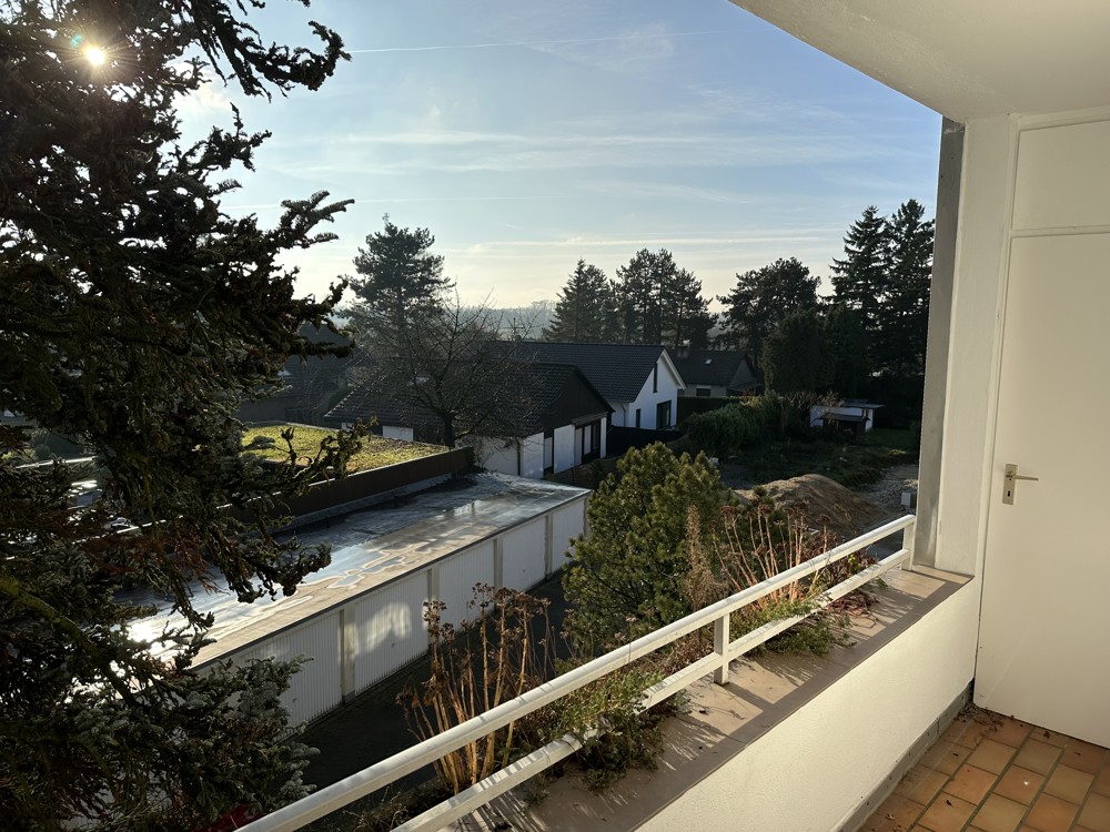 Balkon mit Weitblick / Garagenhof