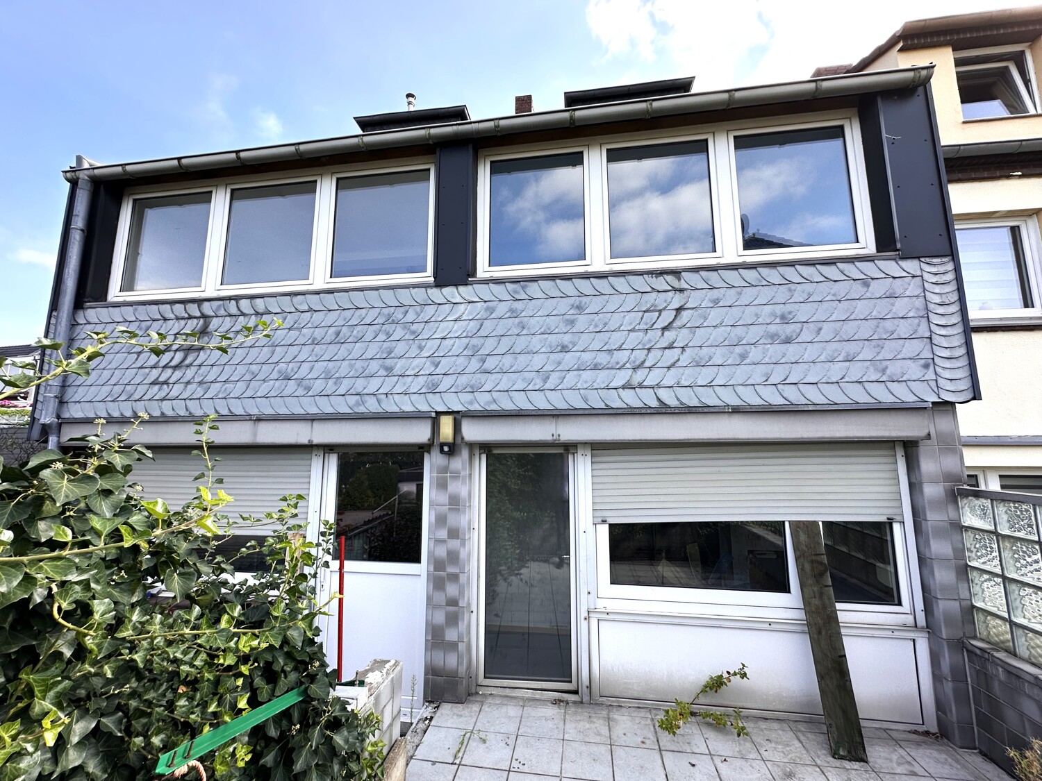 Gartenseite des Gebäudes