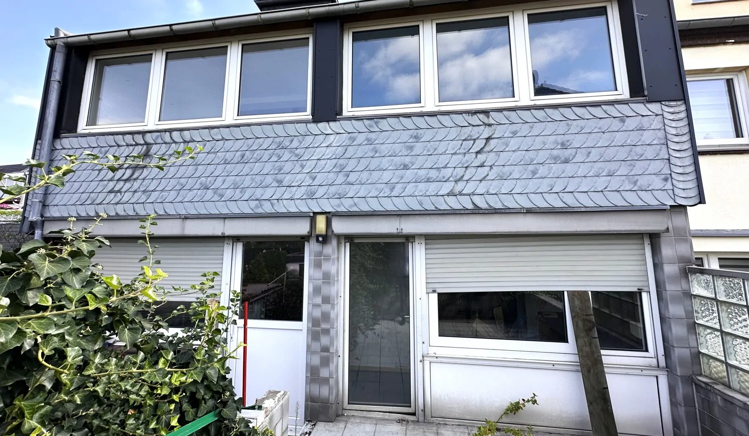 Gartenseite des Gebäudes