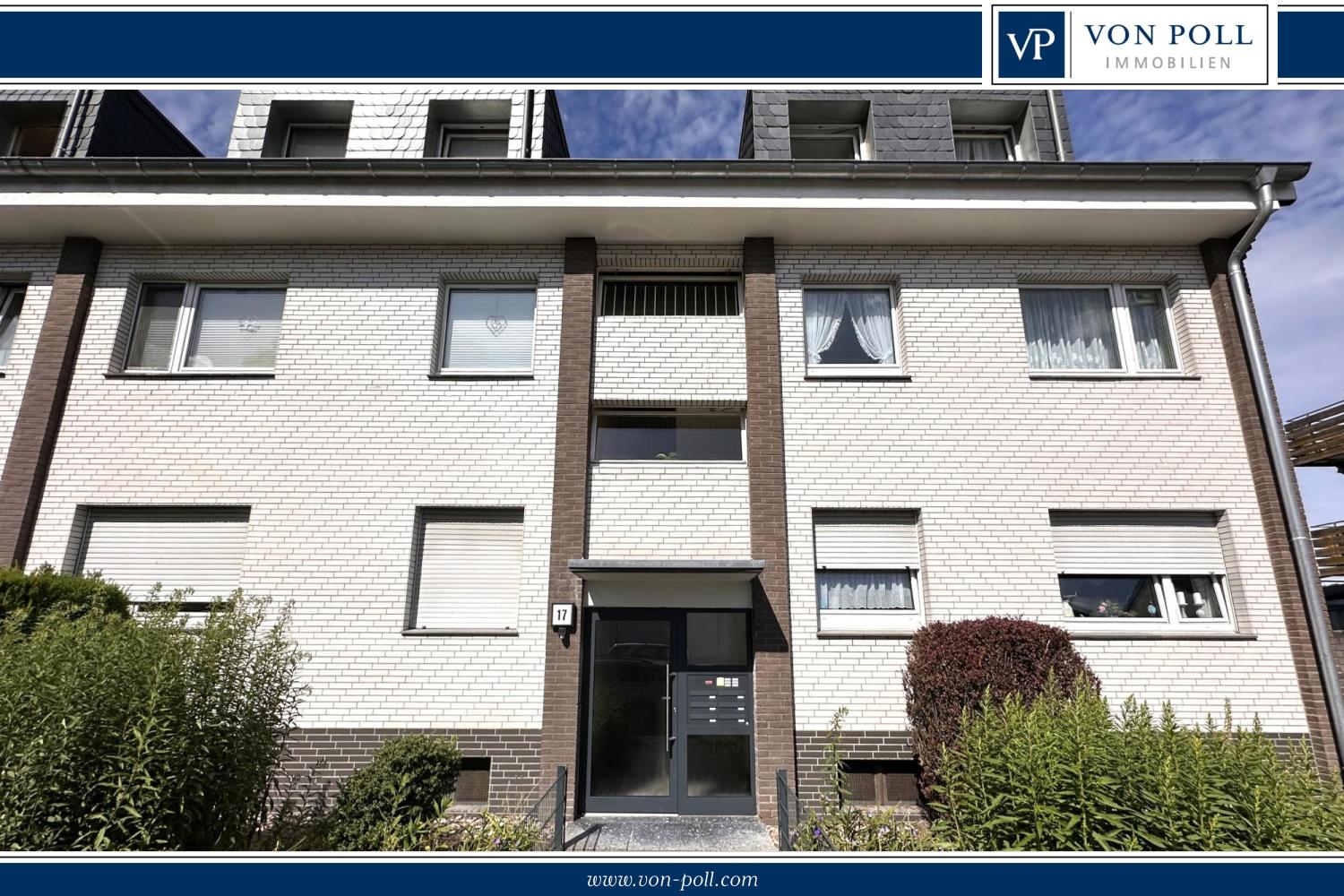 Gepflegte 3-Zimmer-Wohnung mit West-Balkon und Einzelgaragenplatz in guter Lage