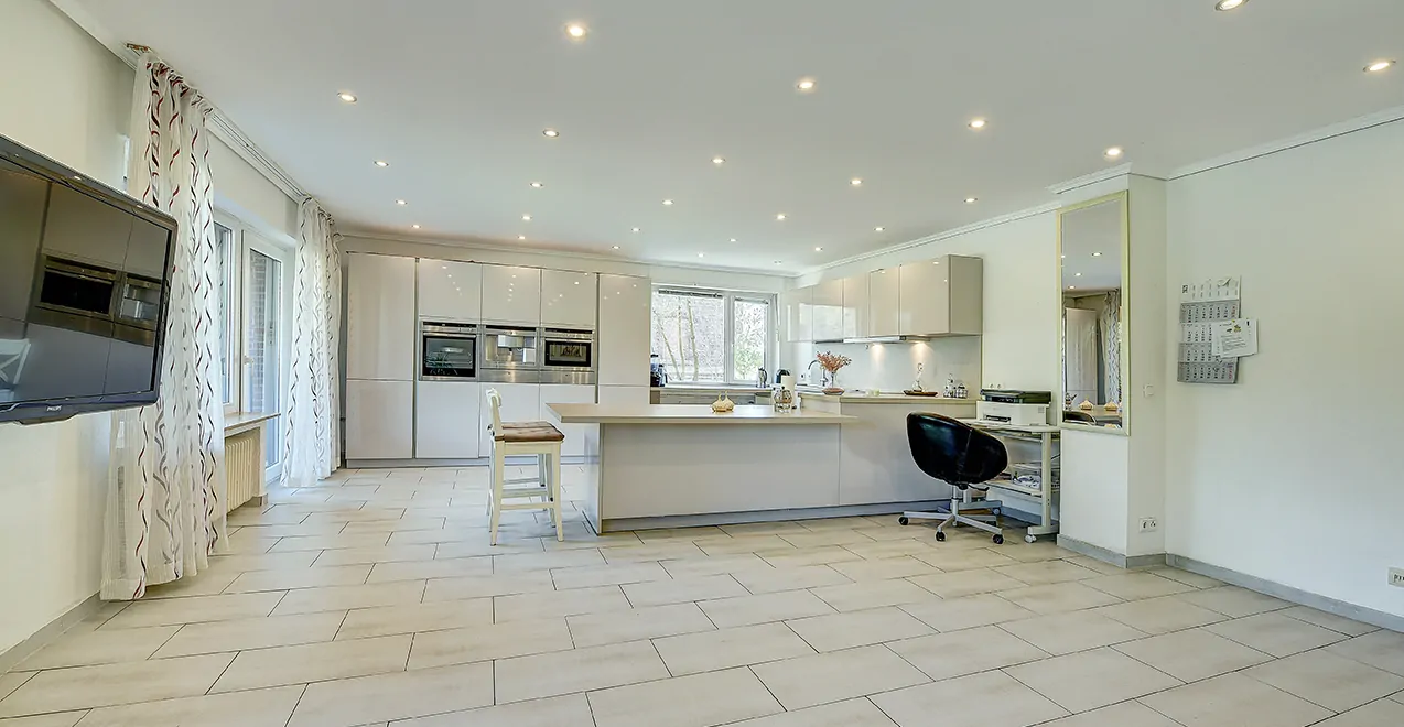 Wohnzimmer und Küche