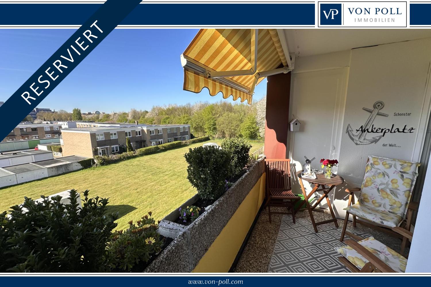 Top gepflegte Eigentumswohnung mit Balkon auf der Sonnenseite und Tiefgaragenstellplatz in zentraler Lage
