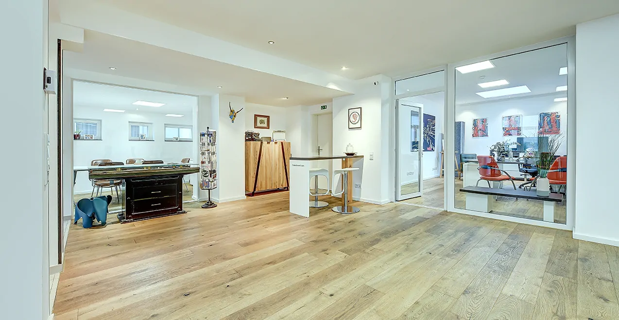 Bürobereich im Erdgeschoss