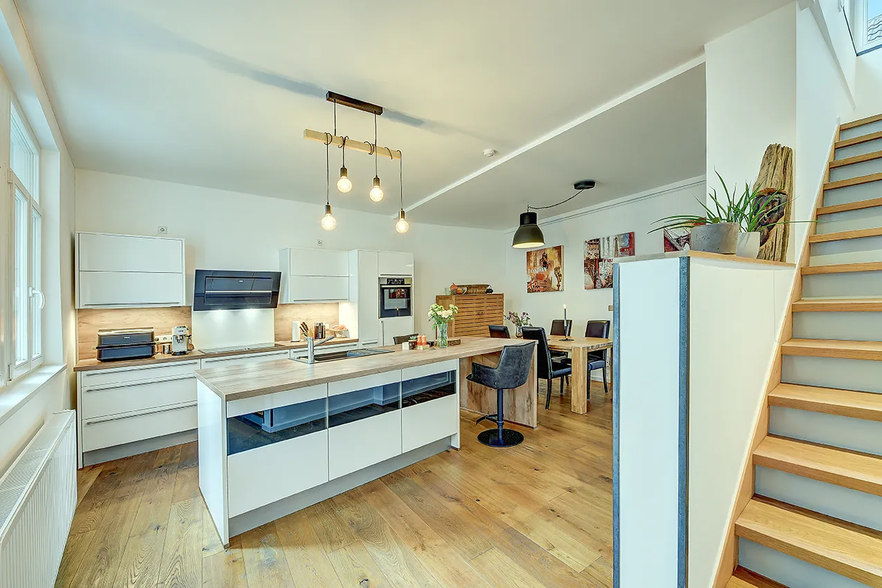 Küche / Esszimmer des Wohnbereichs