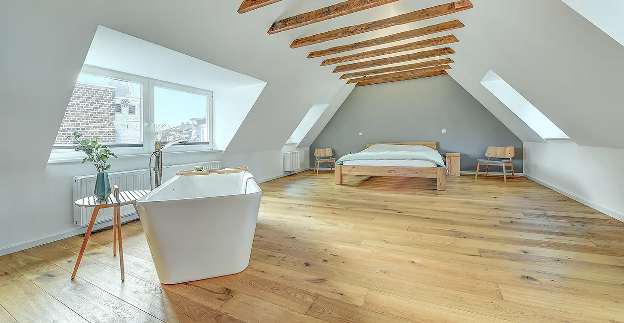 Schlafzimmer im Dachgeschoss