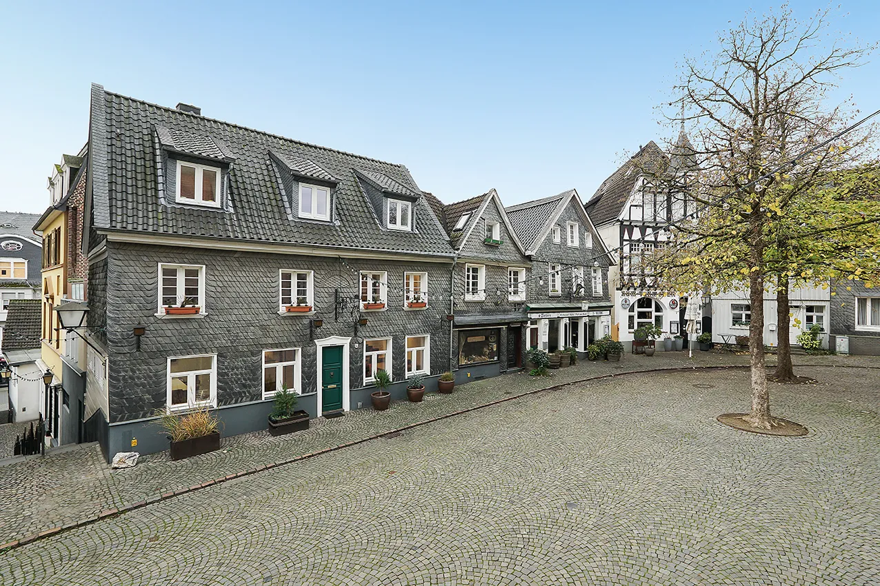 Vorderseite des Hauses