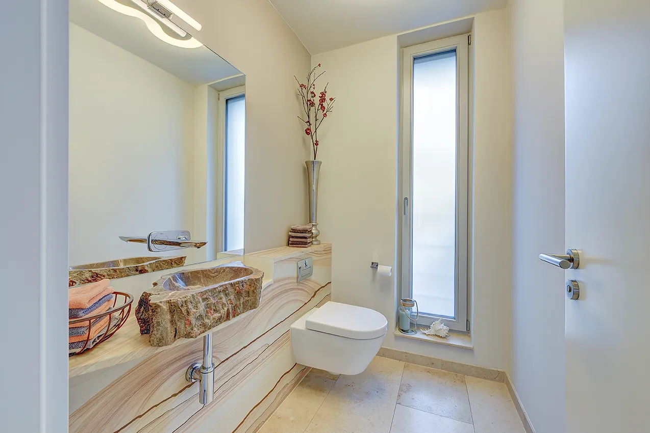 Gäste WC im Erdgeschoss
