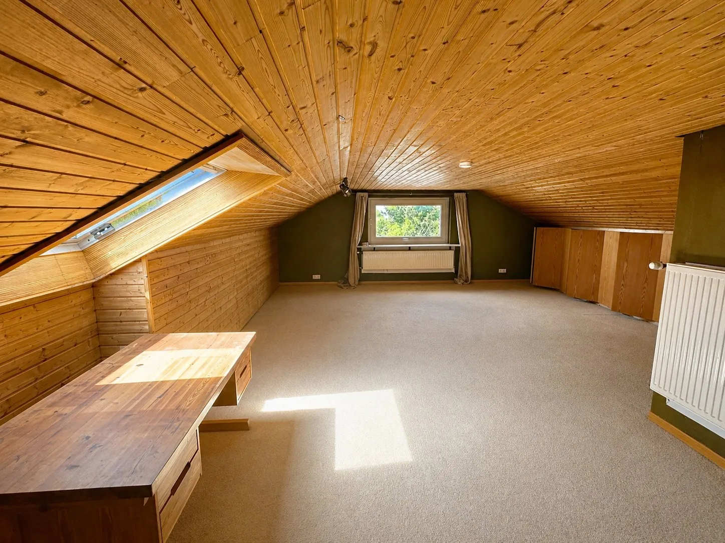 Ausgebautes Dachgeschoss