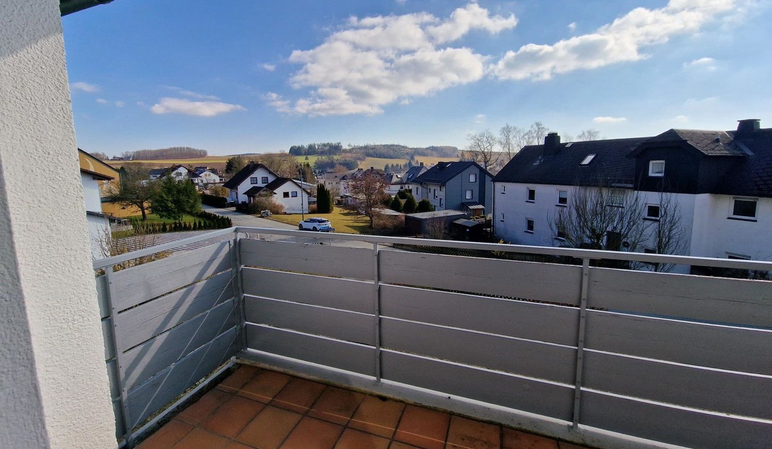 Ausblick vom Balkon