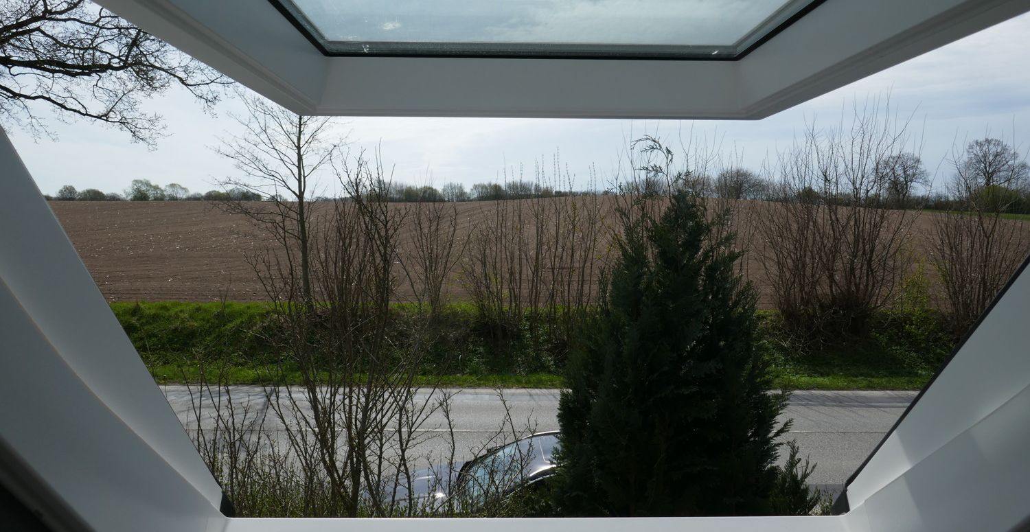 Blick aus dem Bad