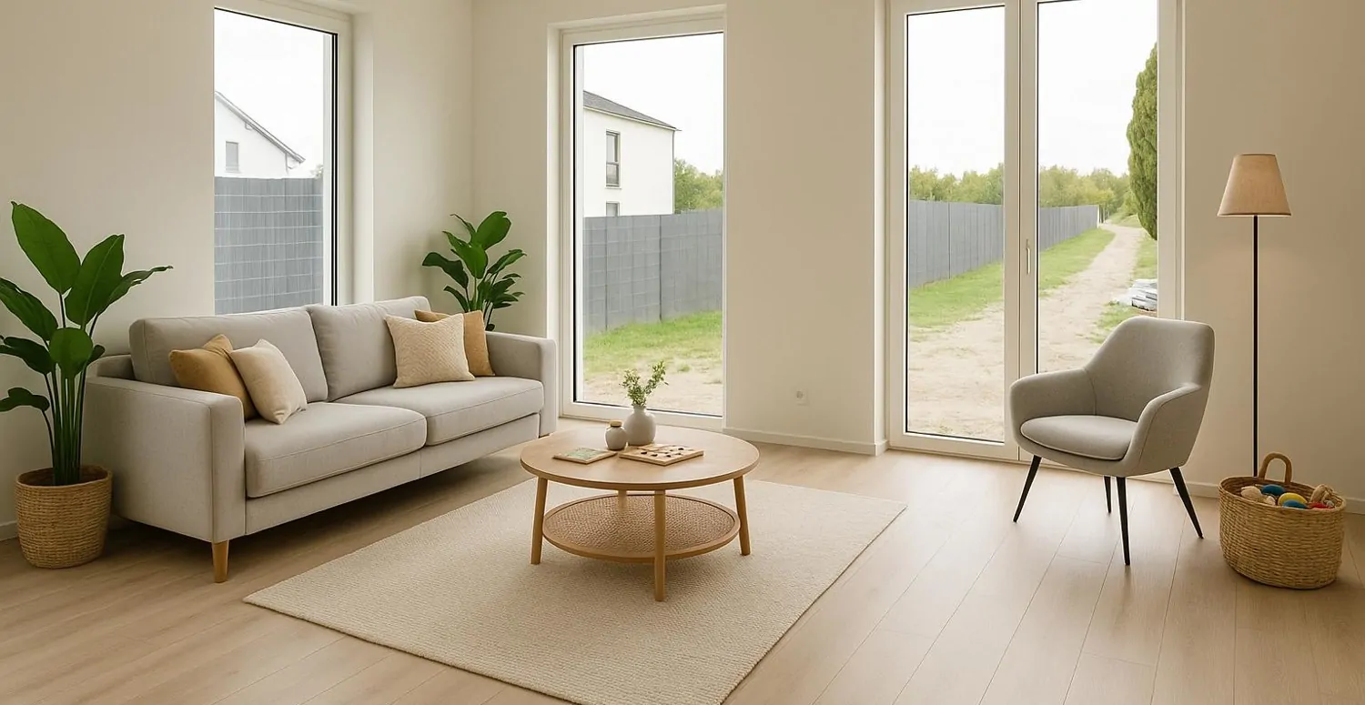 Einrichtungsbeispiel Wohnbereich