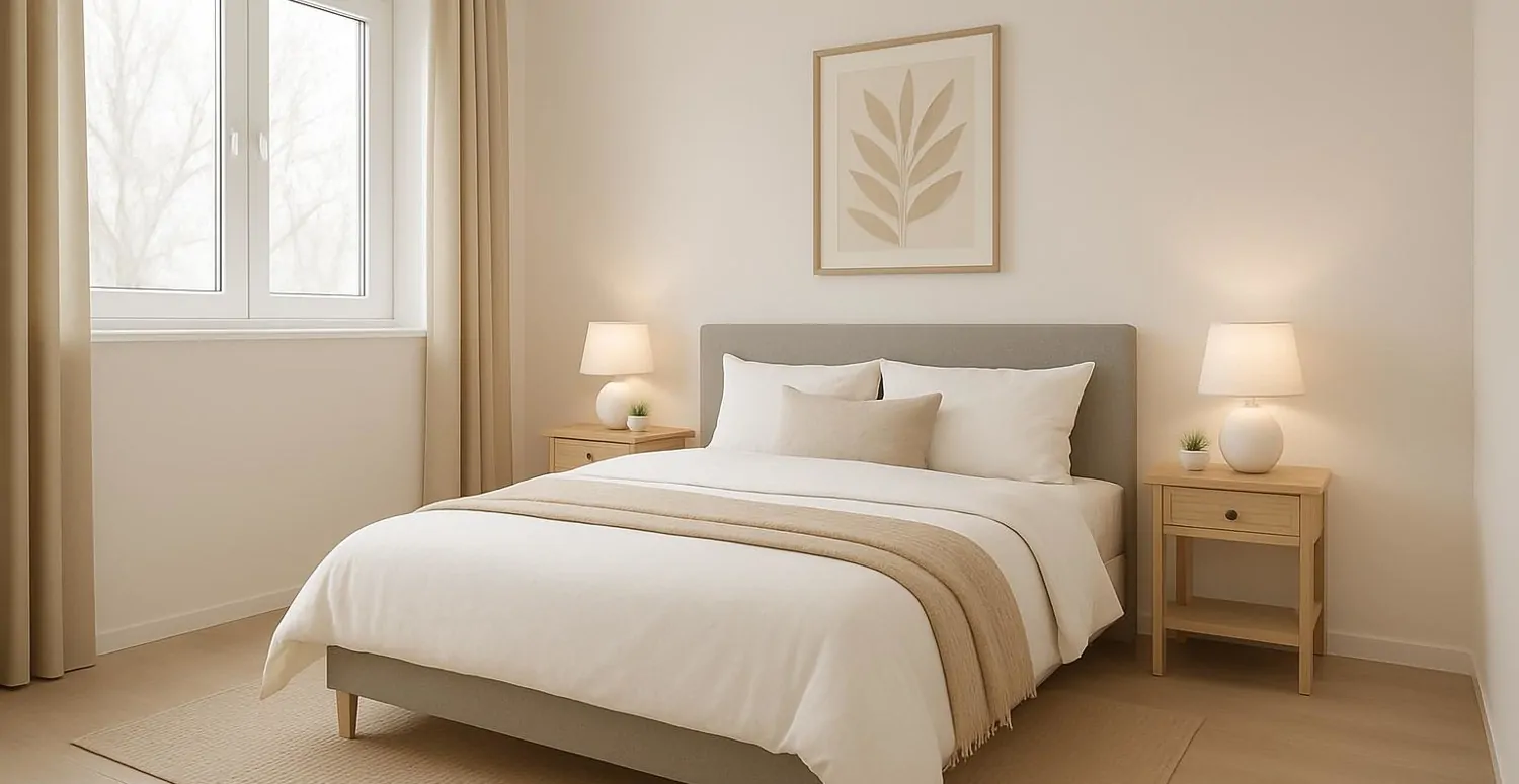 Einrichtungsbeispiel Schlafzimmer Erdgeschoß