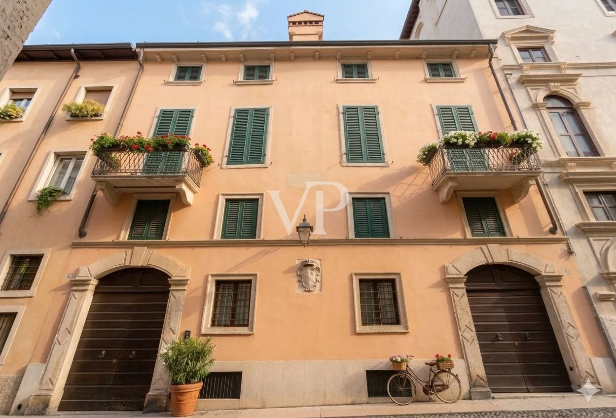 Prestigeträchtiges historisches Gebäude im Zentrum von Verona mit Dreifachgarage