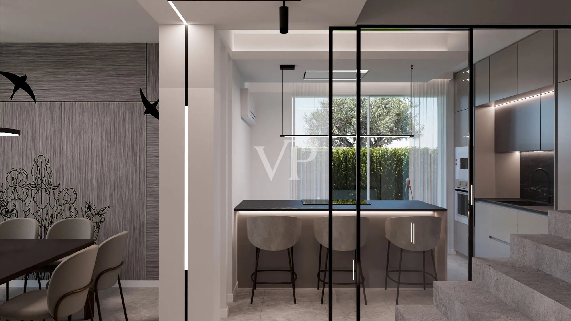 Cucina a vista