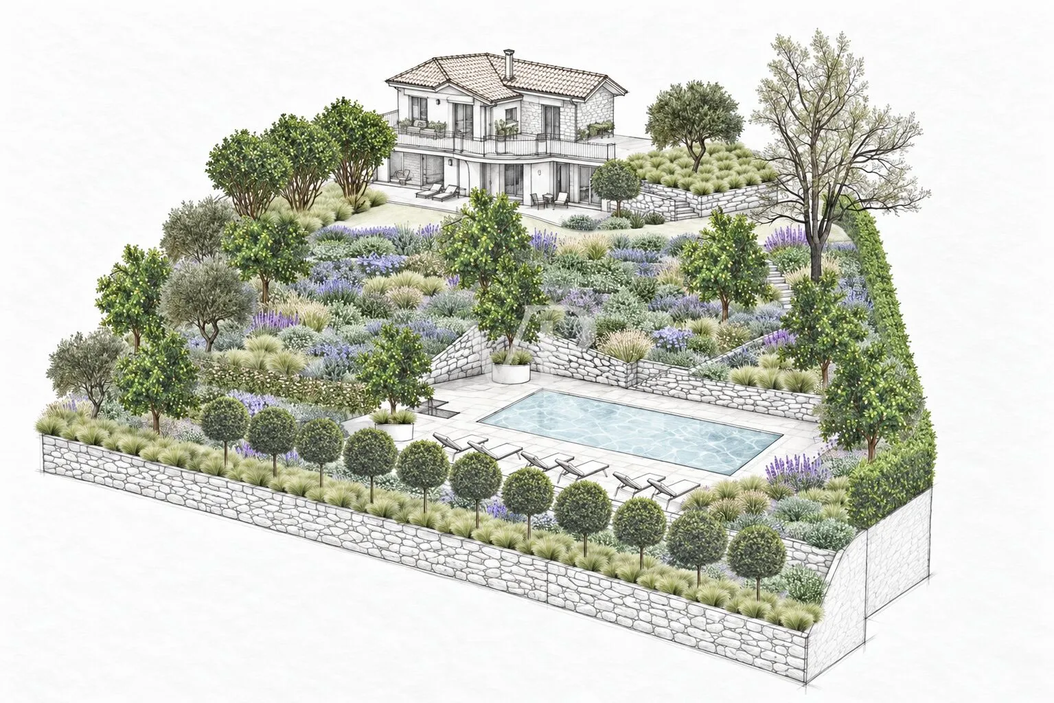 RENDER Giardino / Garten / Garden