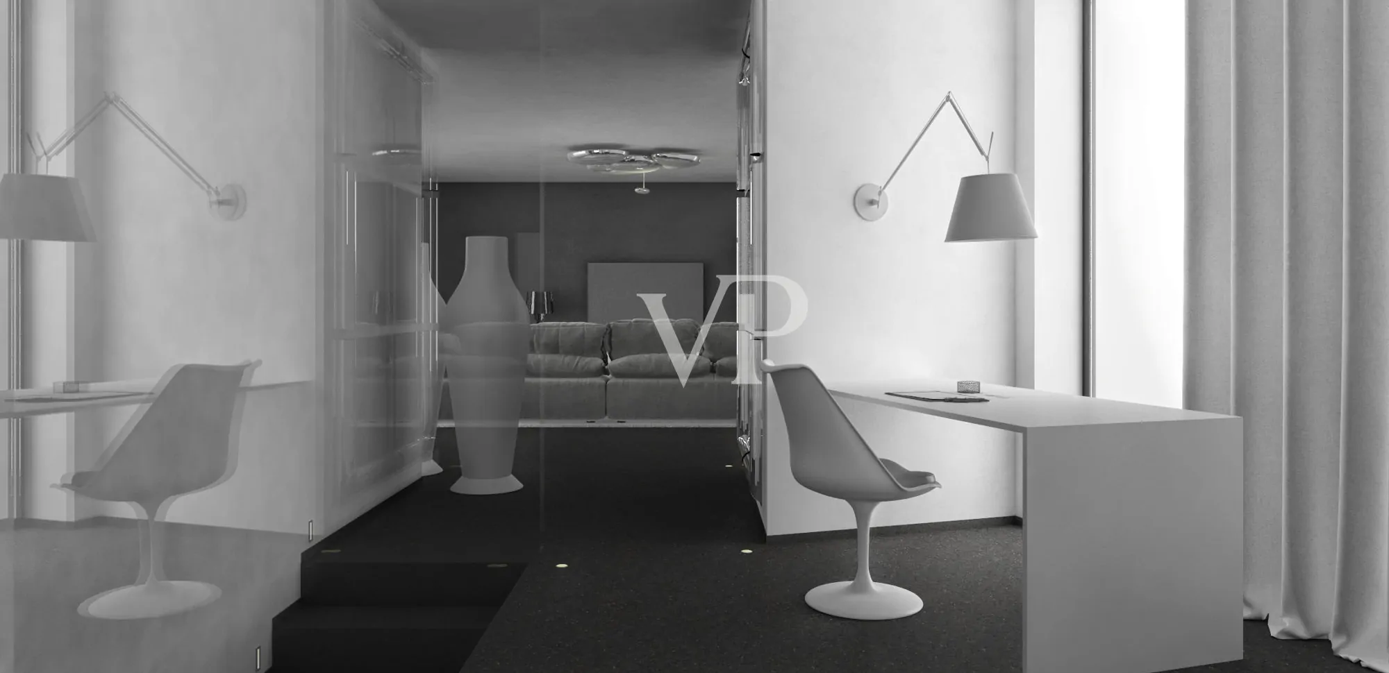 Lese/Arbeitsbereich / Disimpegno