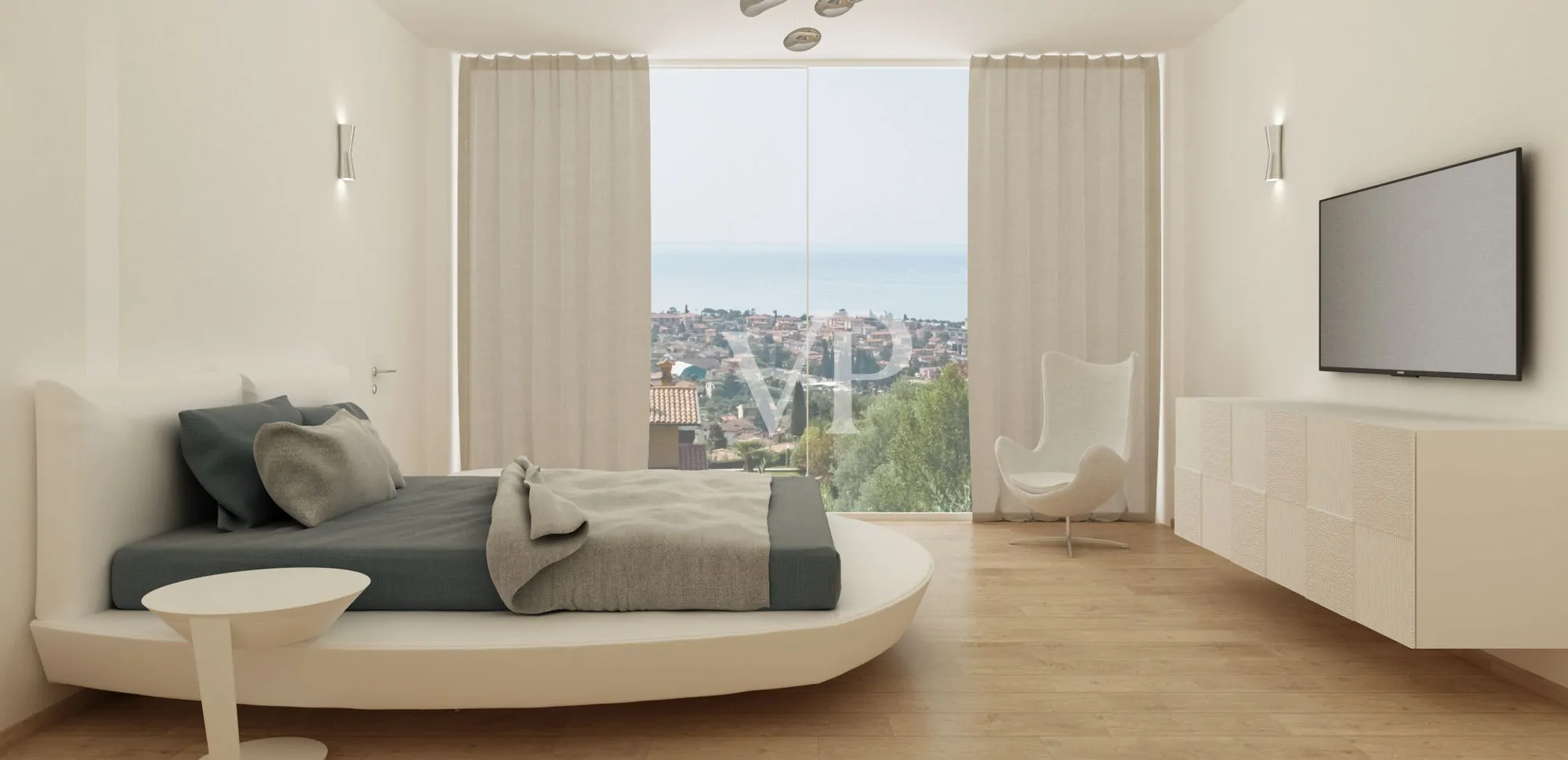 Villa con fantastica vista lago in posizione silenziosa ed esclusiva