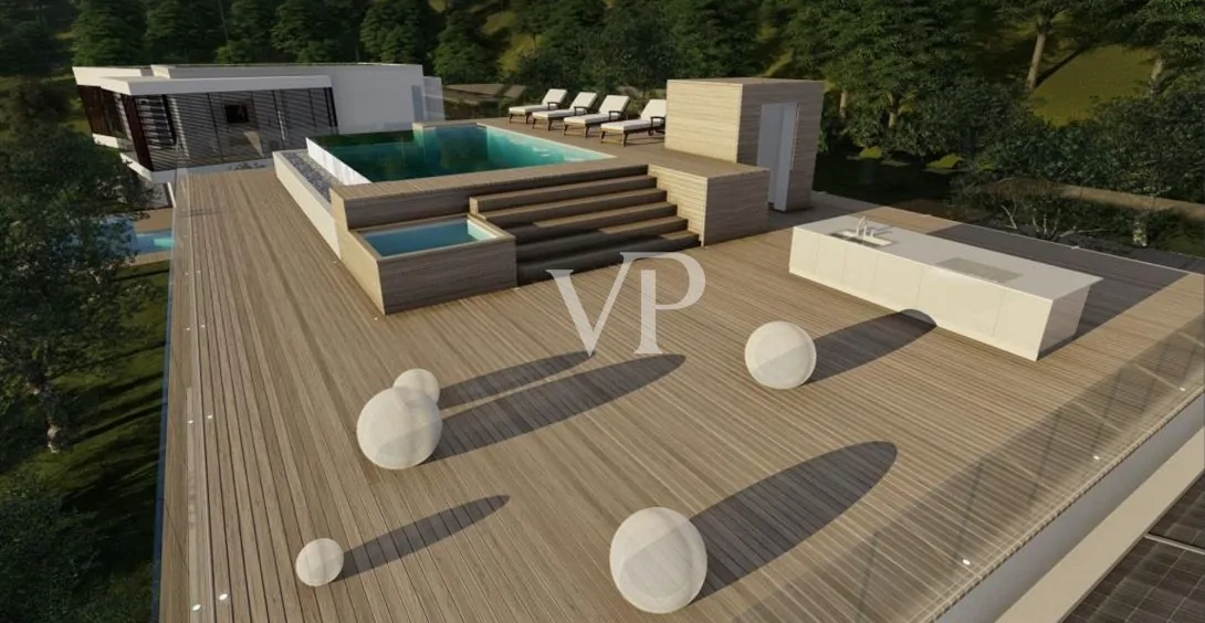 Villa con fantastica vista lago in posizione silenziosa ed esclusiva