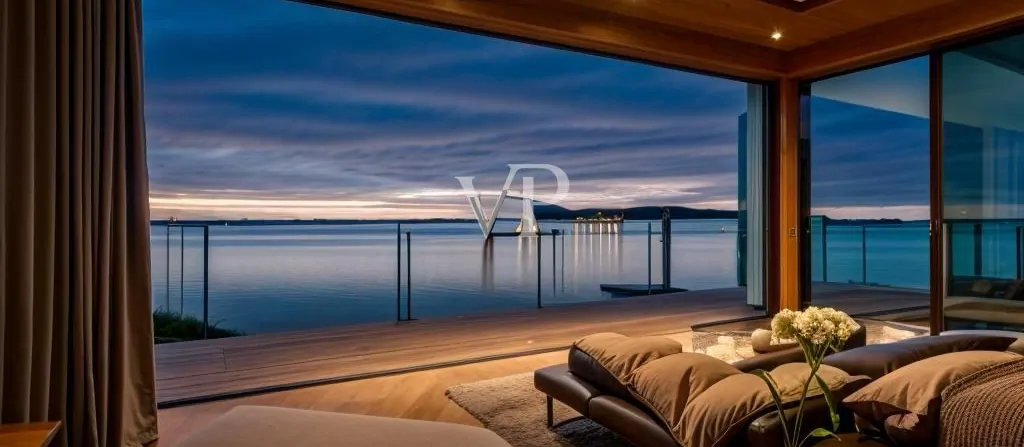 Impresionante villa con vistas al lago y piscina privada