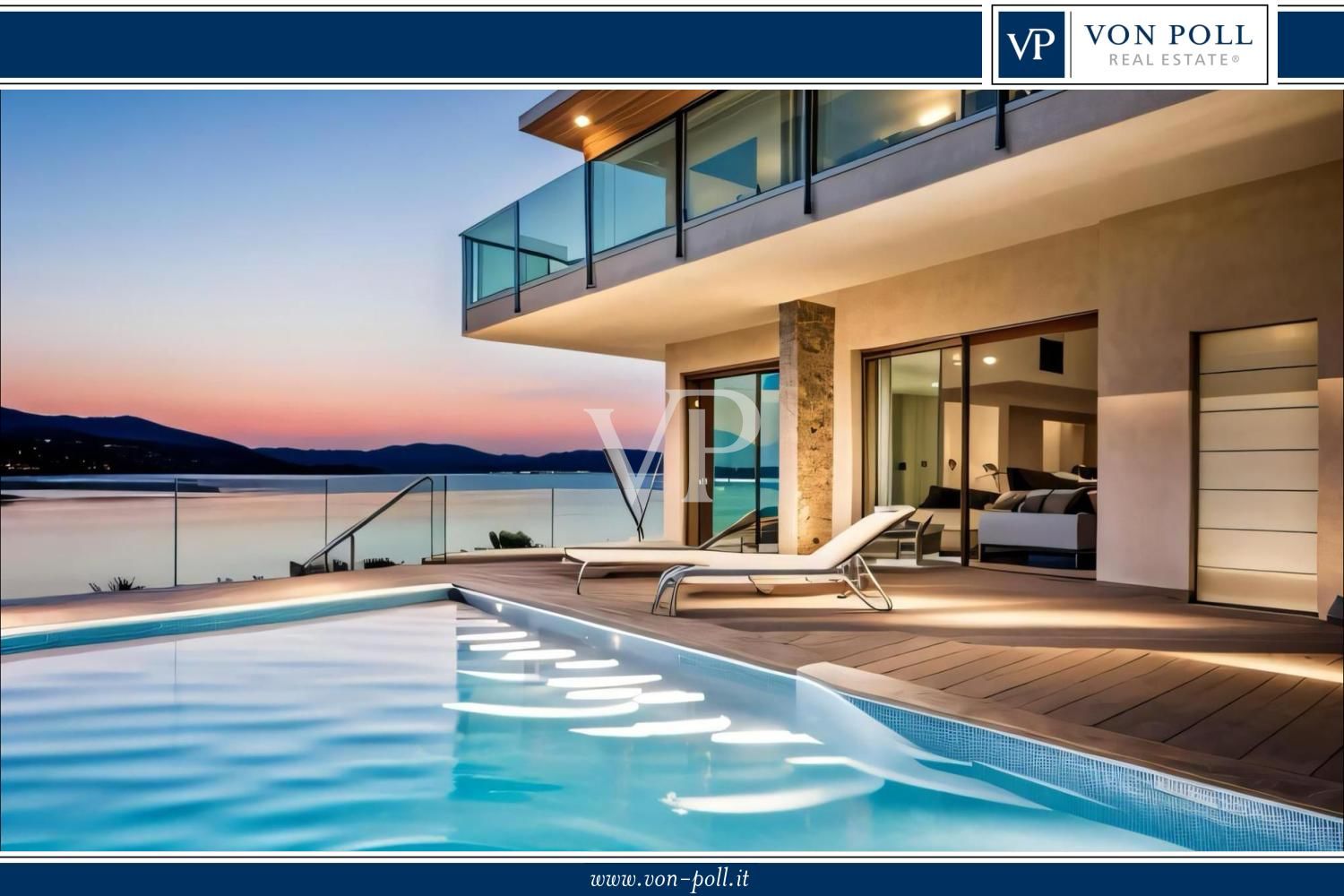 Superbe villa avec vue sur le lac et piscine privée