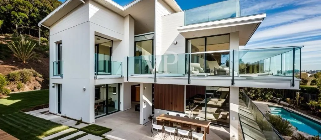 Impresionante villa con vistas al lago y piscina privada