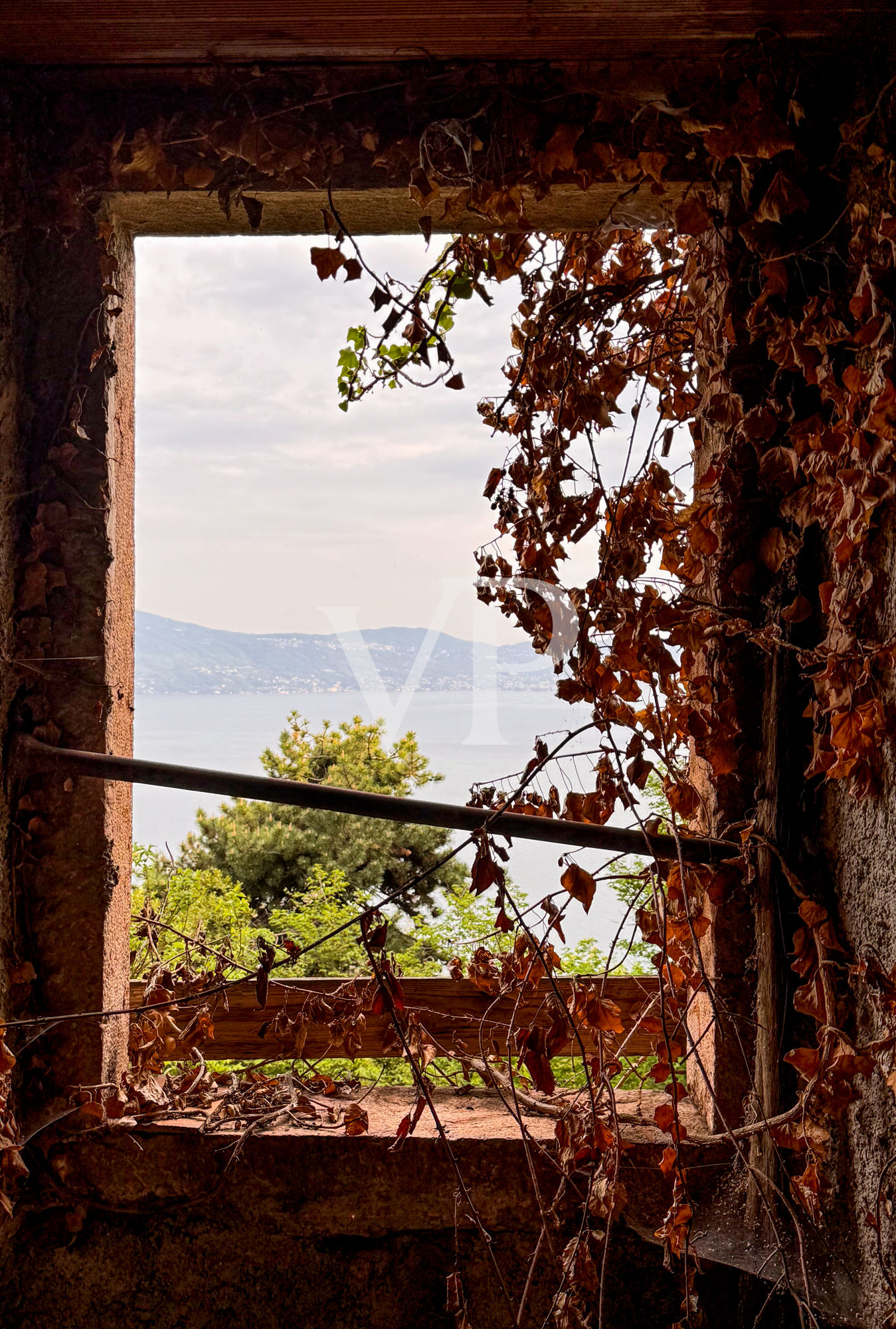 La vista dalla villa