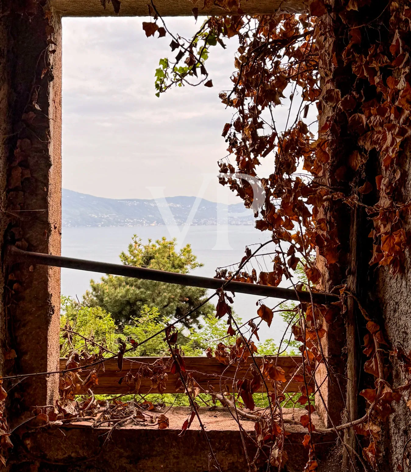 La vista dalla villa