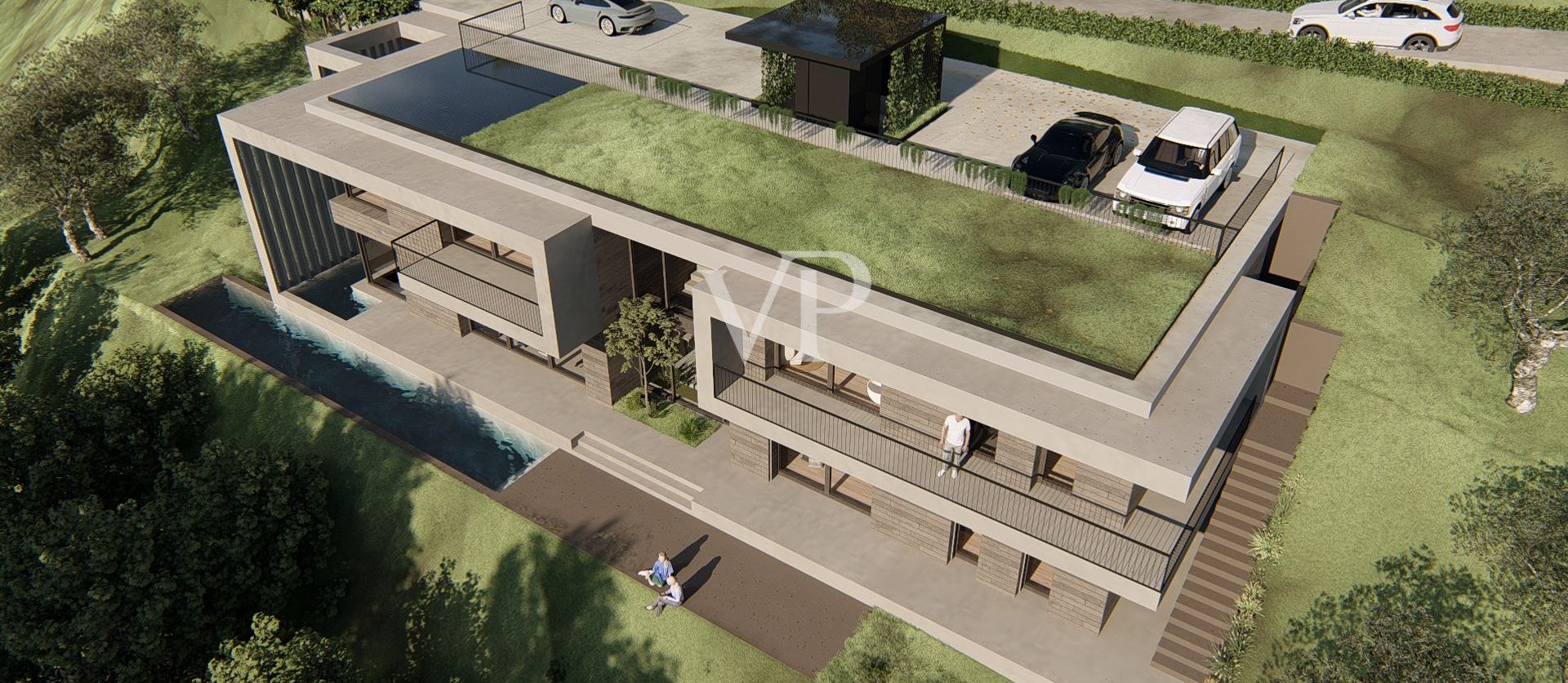 Bauland mit Projekt in privater Lage mit Seeblick in Toscolano Maderno