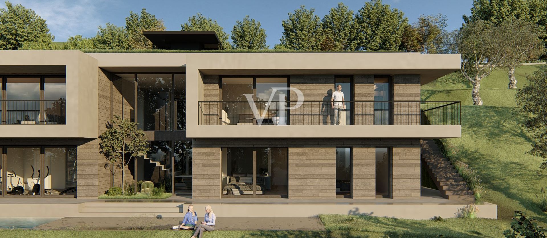Bauland mit Projekt in privater Lage mit Seeblick in Toscolano Maderno