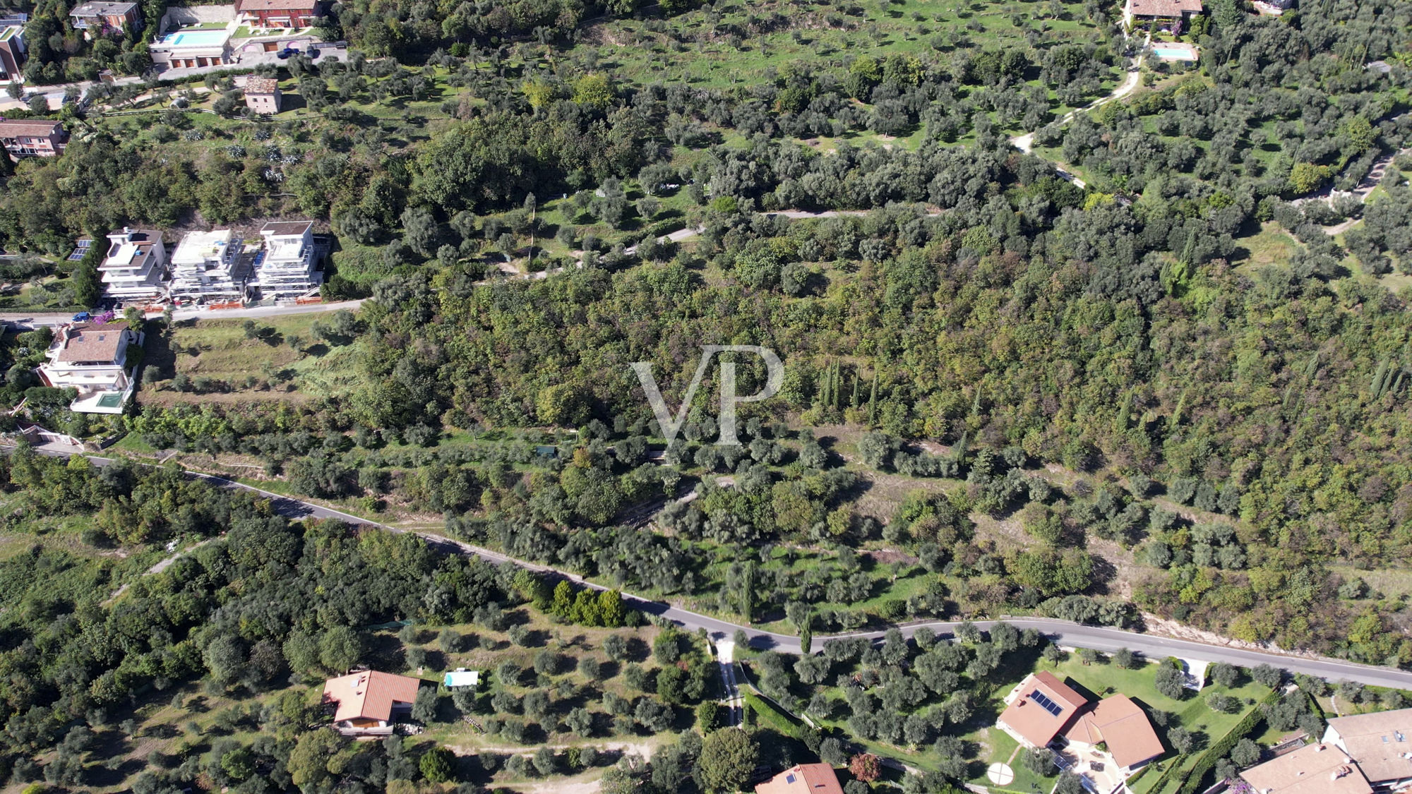 Building land with project in private area with lake view in Toscolano Maderno