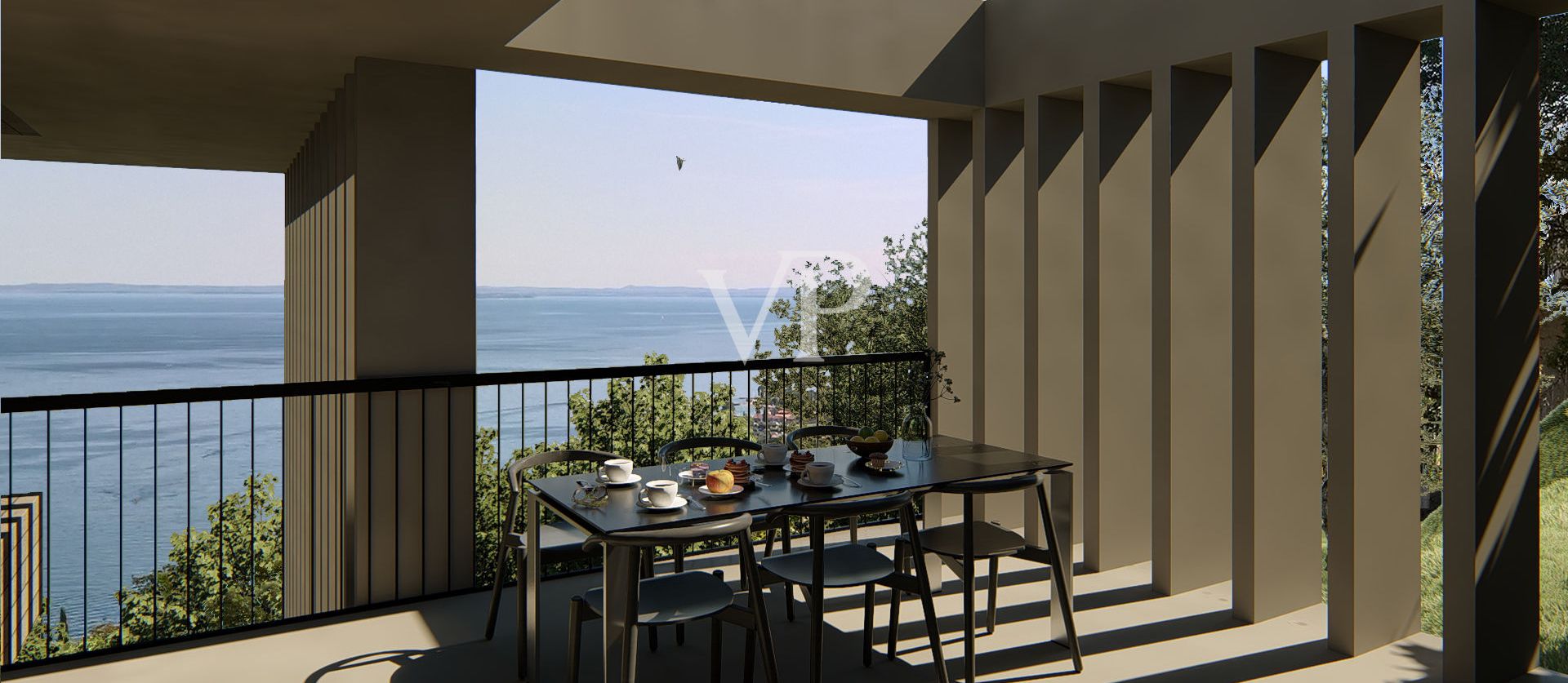Bauland mit Projekt in privater Lage mit Seeblick in Toscolano Maderno