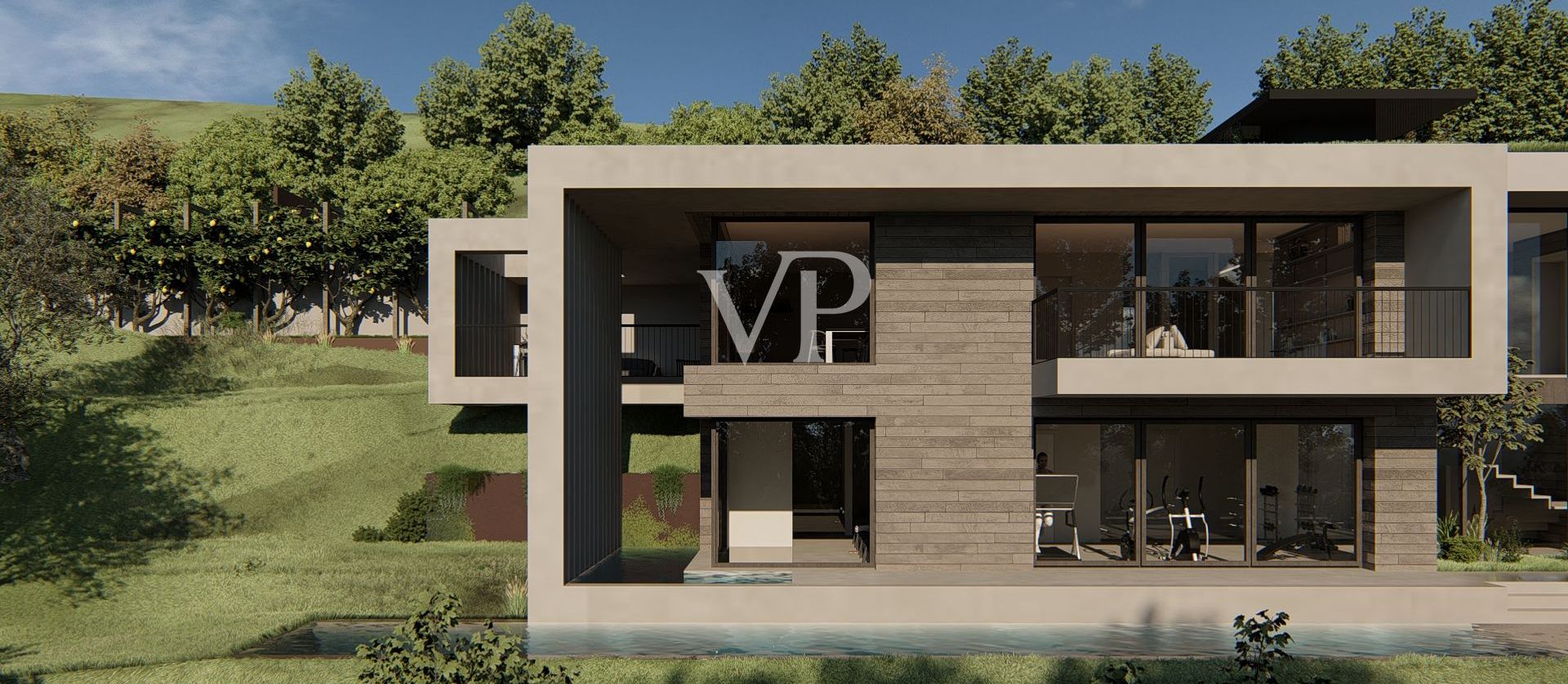 Bauland mit Projekt in privater Lage mit Seeblick in Toscolano Maderno