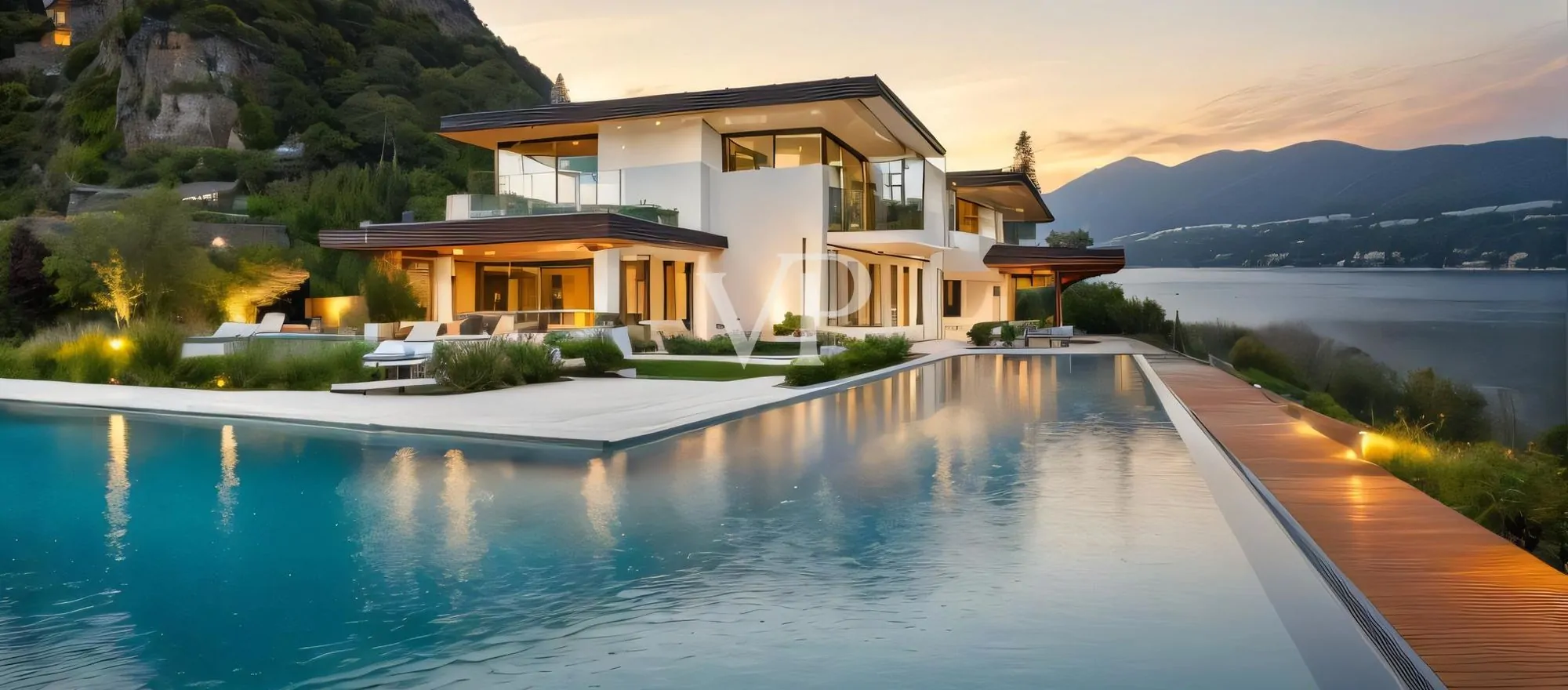 Einzigartige Villa mit exklusivem Garten und Blick auf die Weiten des Gardasees