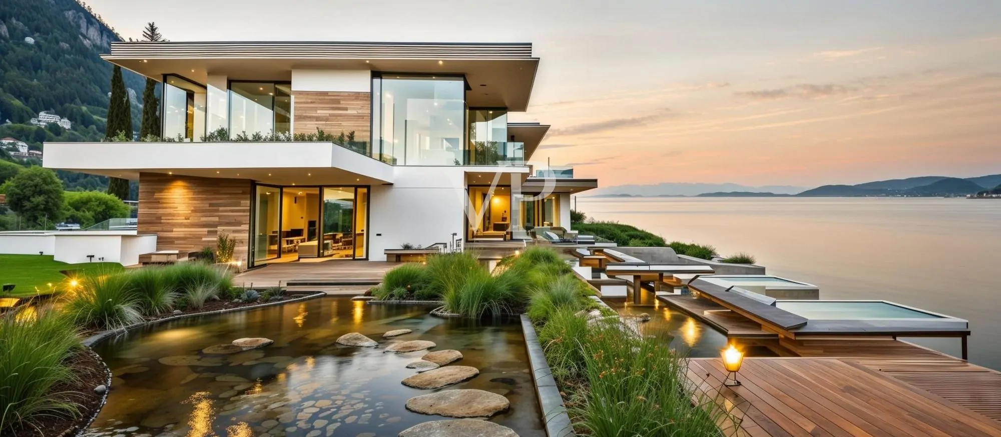 Einzigartige Villa mit exklusivem Garten und Blick auf die Weiten des Gardasees