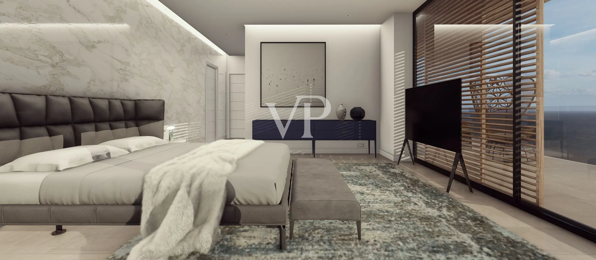 Terreno edificabile con vista lago magnifica e progetto per una casa moderna