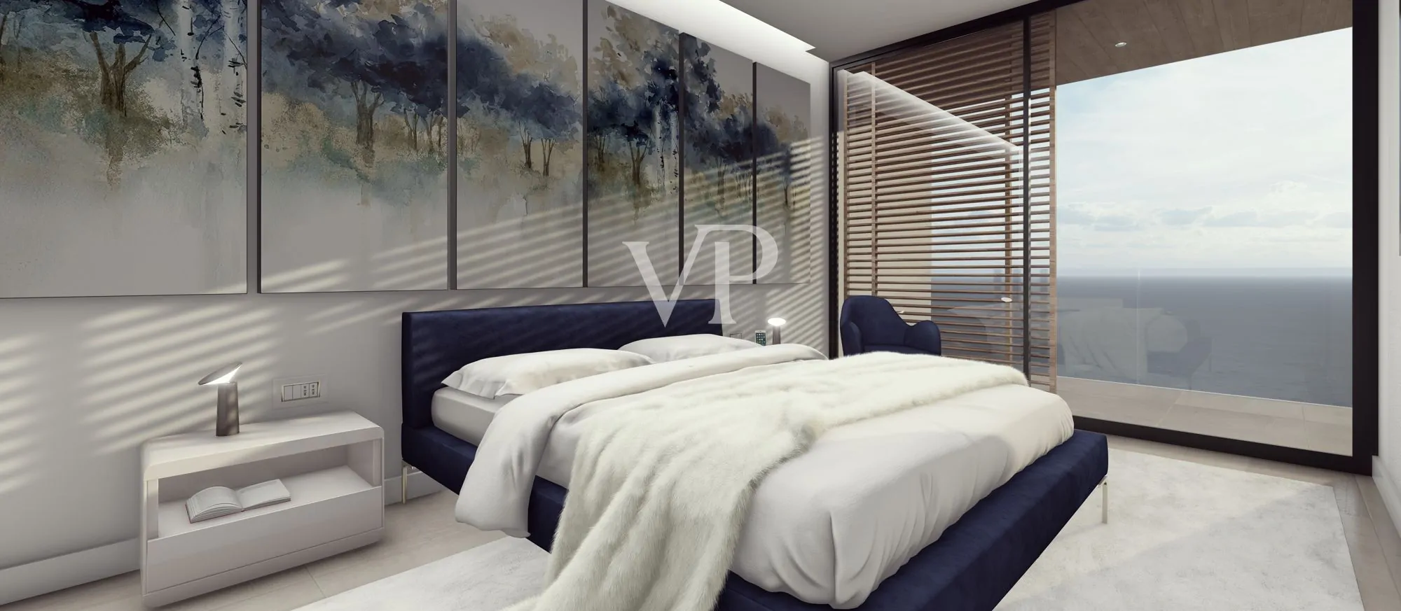 Terreno edificabile con vista lago magnifica e progetto per una casa moderna