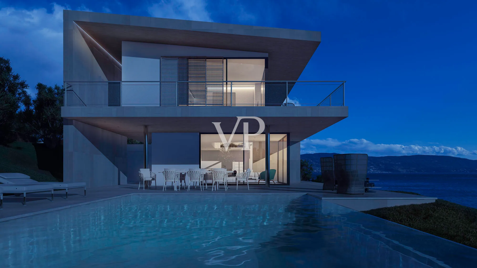 Terreno edificabile con vista lago magnifica e progetto per una casa moderna