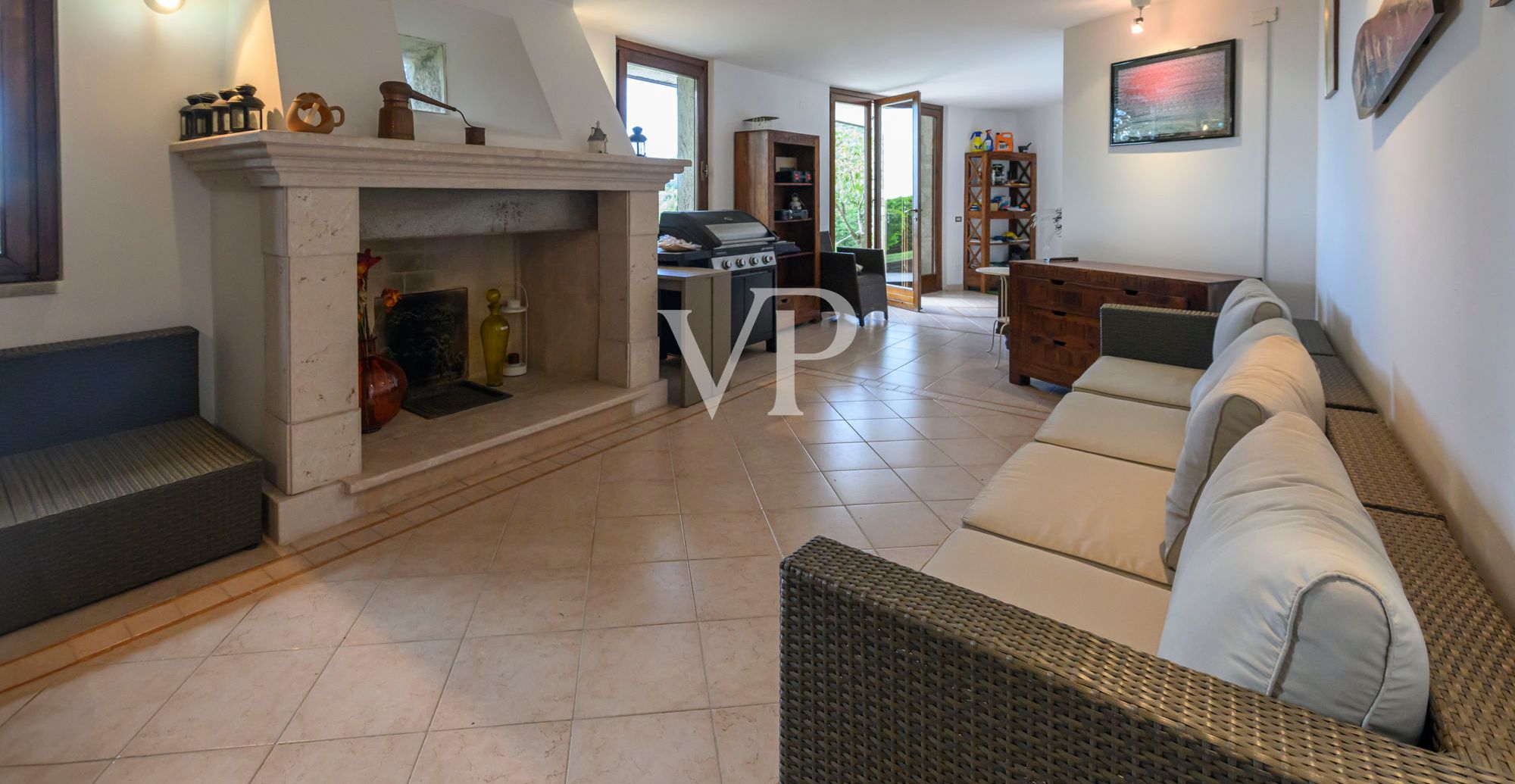 Villa con panorama incantevole sul lago di Garda