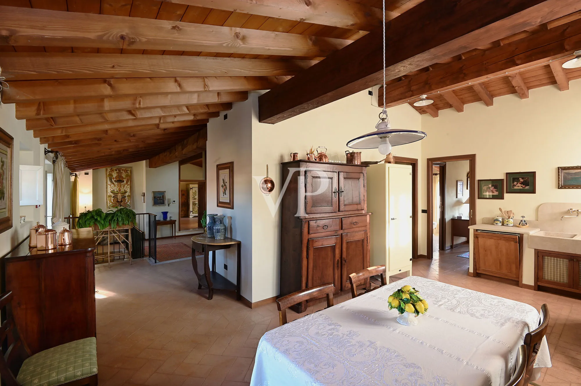 Splendido attico vista lago