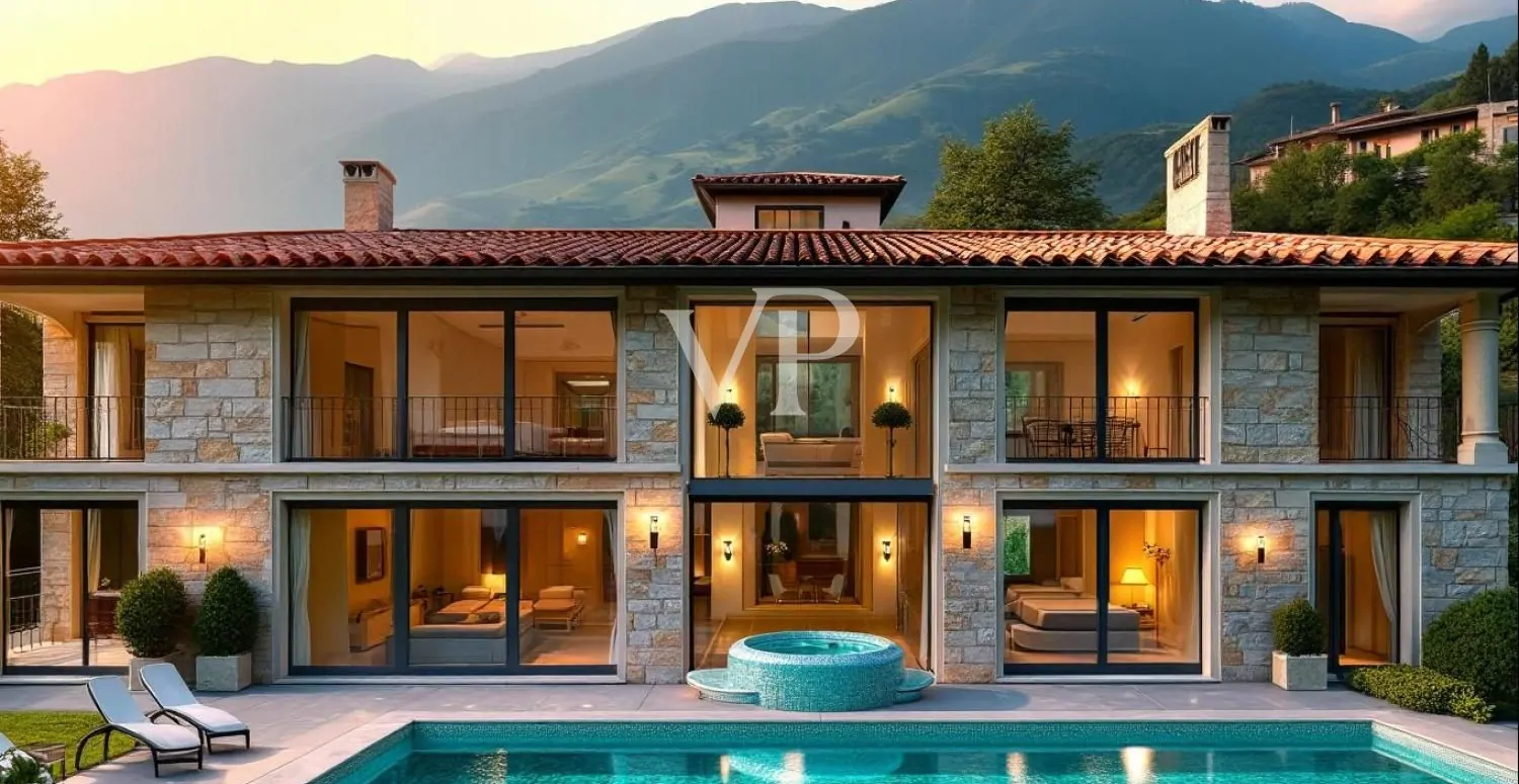 Hotel mit Seeblick in einem wunderschönen Privatpark in Salò