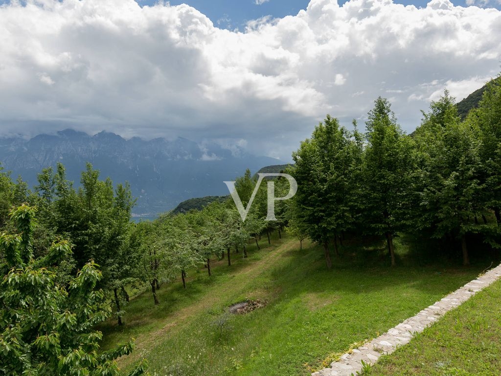 Chalet de montagne luxueux et totalement autosuffisant avec piscine à débordement, situé dans un endroit unique avec vue sur le lac.