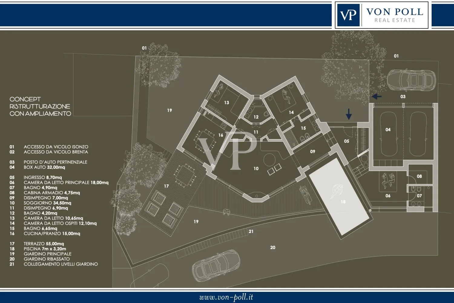 Villa on the panoramic in Bardolino