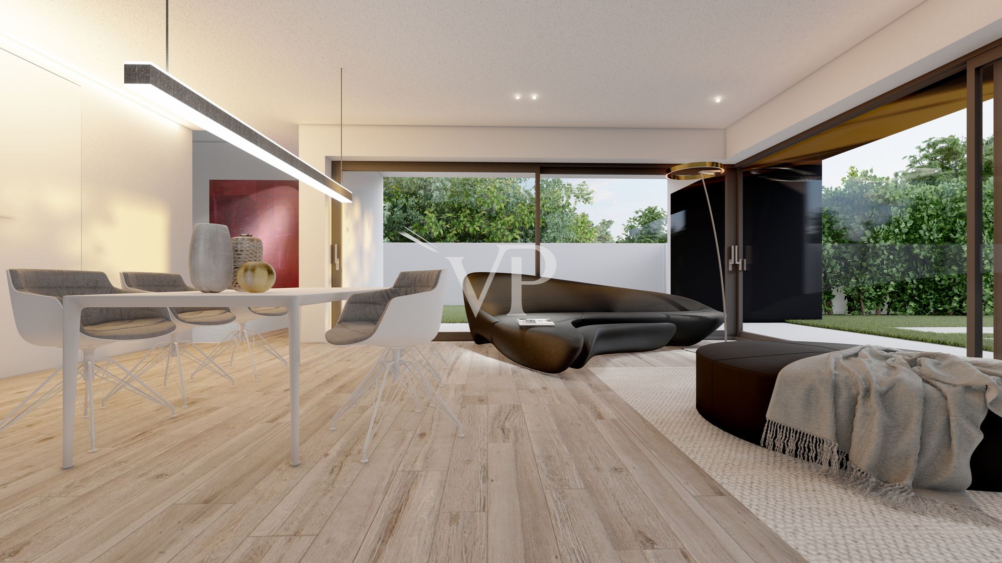 Esclusiva villa a schiera di design con piscina privata e tecnologie all’avanguardia