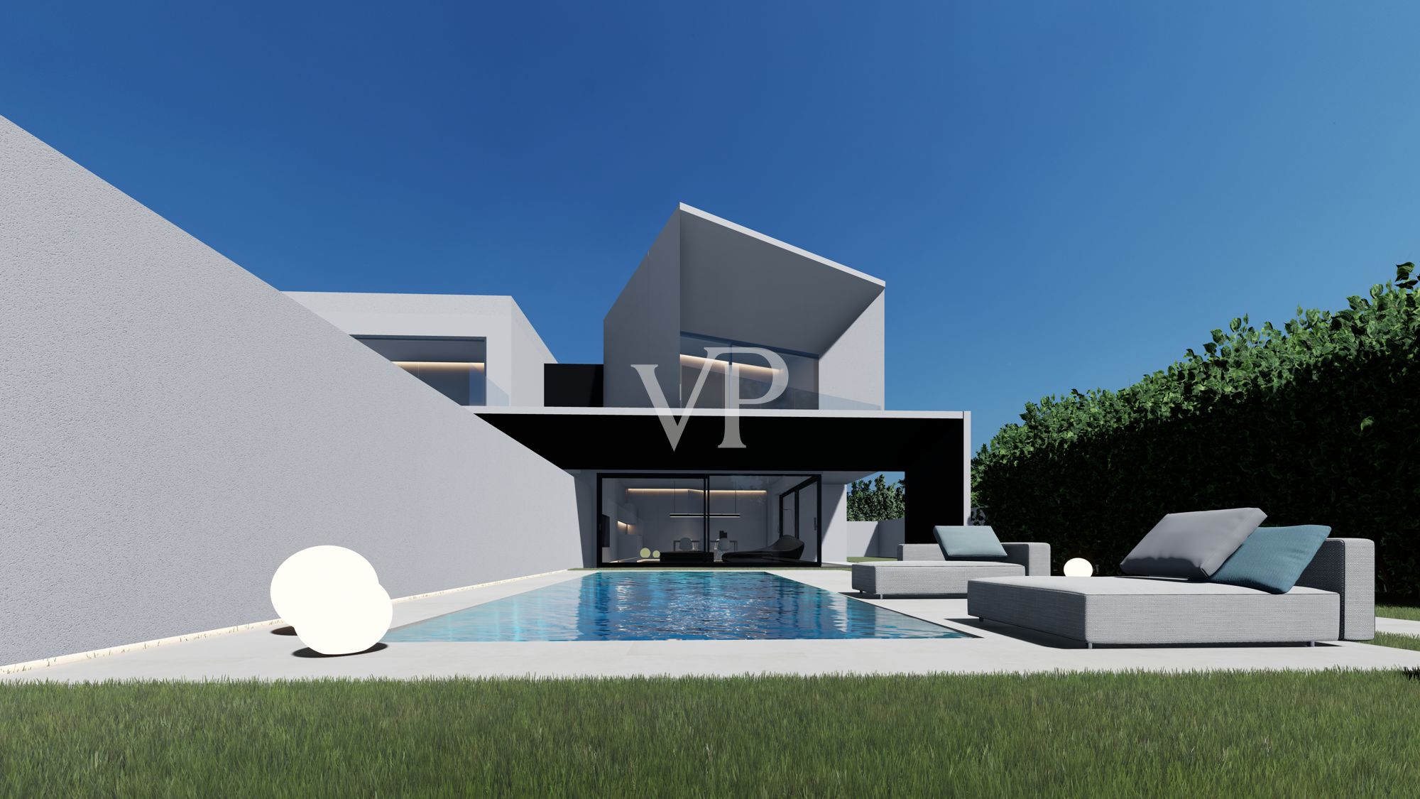 Esclusiva villa a schiera di design con piscina privata e tecnologie all’avanguardia