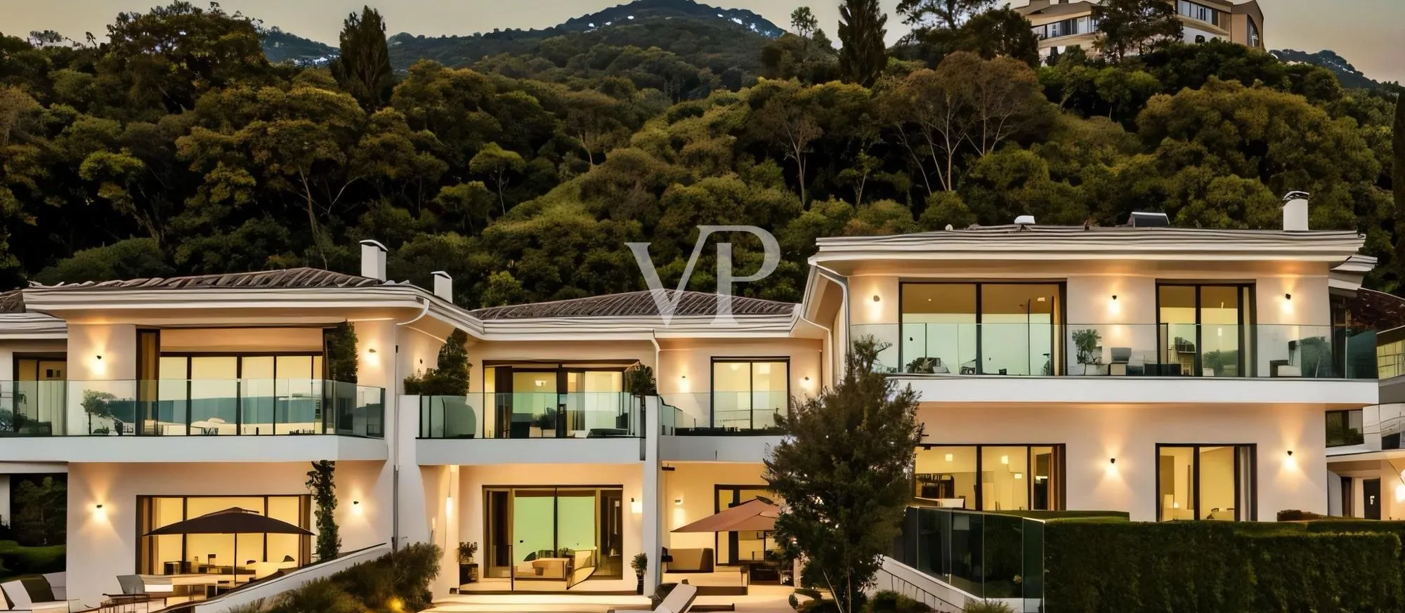 Newly built penthouse in Gardone Riviera