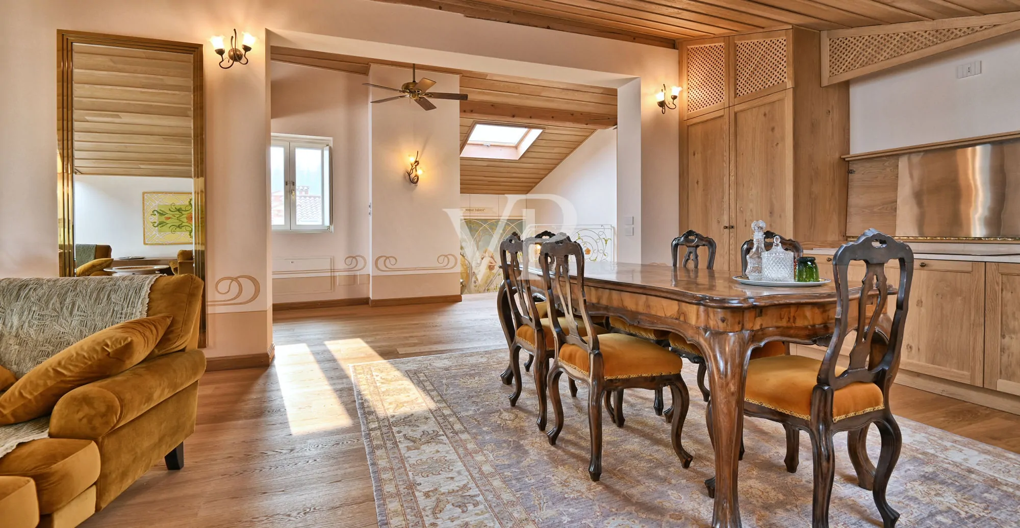 Penthouse im Herzen von Gargnano, Terrasse mit herrlichem Seeblick