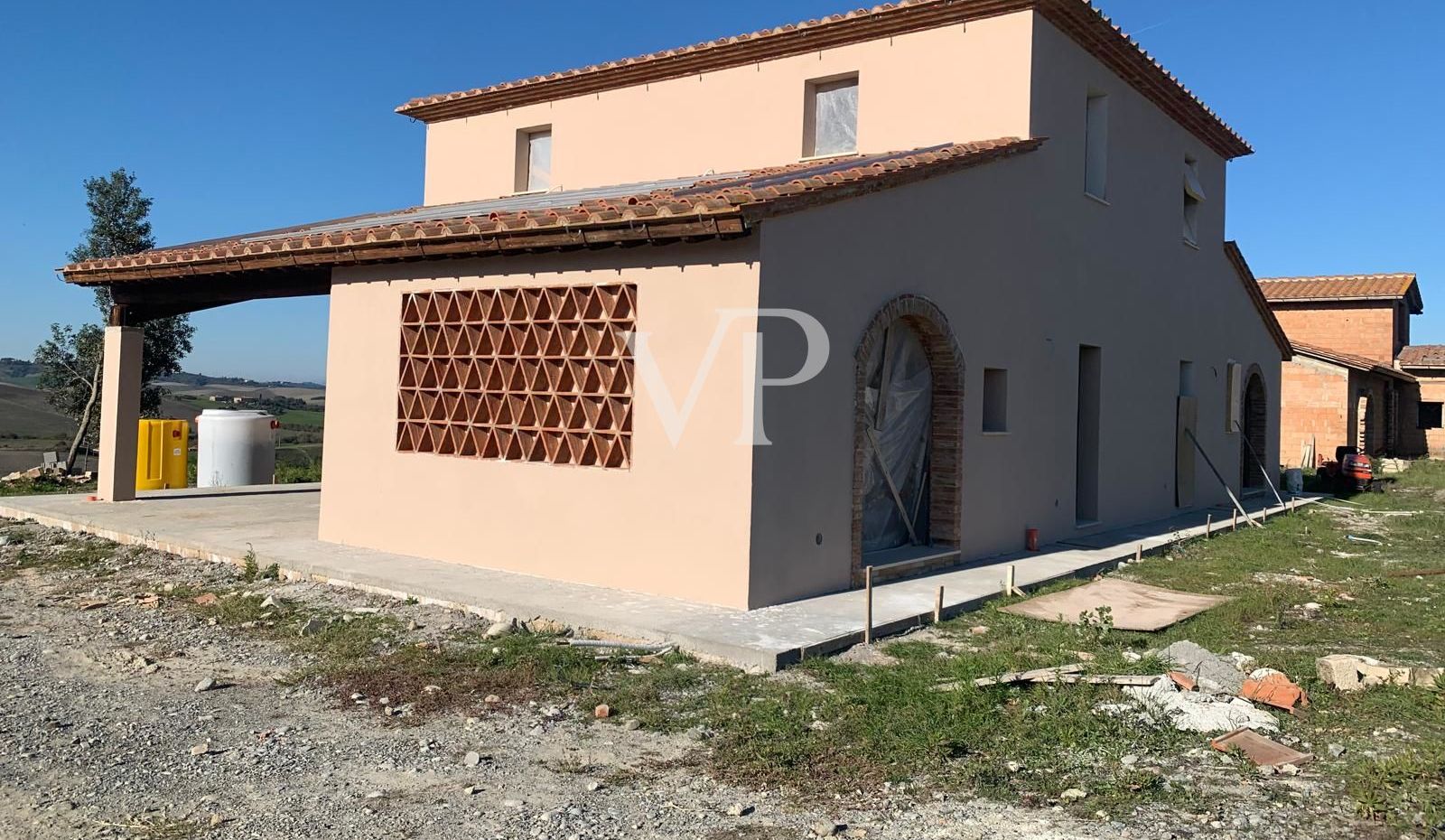 Masía panorámica en Lajatico